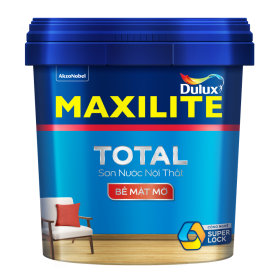 SƠN MAXILITE TOTAL TỪ DULUX 30C TRONG NHÀ BỀ MẶT MỜ (15 LÍT)