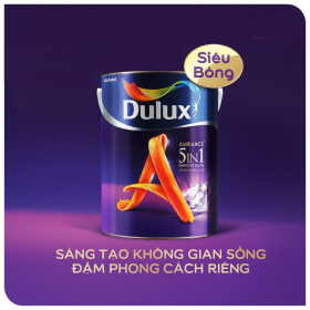 SƠN NỘI THẤT DULUX AMBIANCE 5 IN 1 DIAMOND GLOW SIÊU BÓNG 66AB