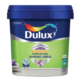 SƠN NỘI THẤT DULUX EASYCLEAN CHỐNG BÁM BẨN KHÁNG VIRUS- BỀ MẶT BÓNG- E017B